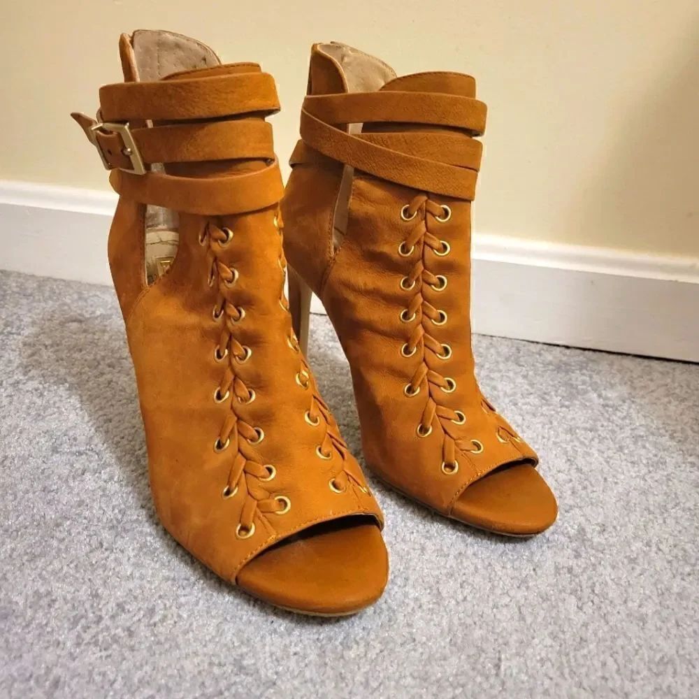BCBGeneration suede booties.   - Picture 2 of 7